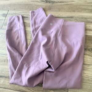 New Lululemon Size 0 Leggings Glow Up High Rise Tight 25” LVLX Lavender Lux $118